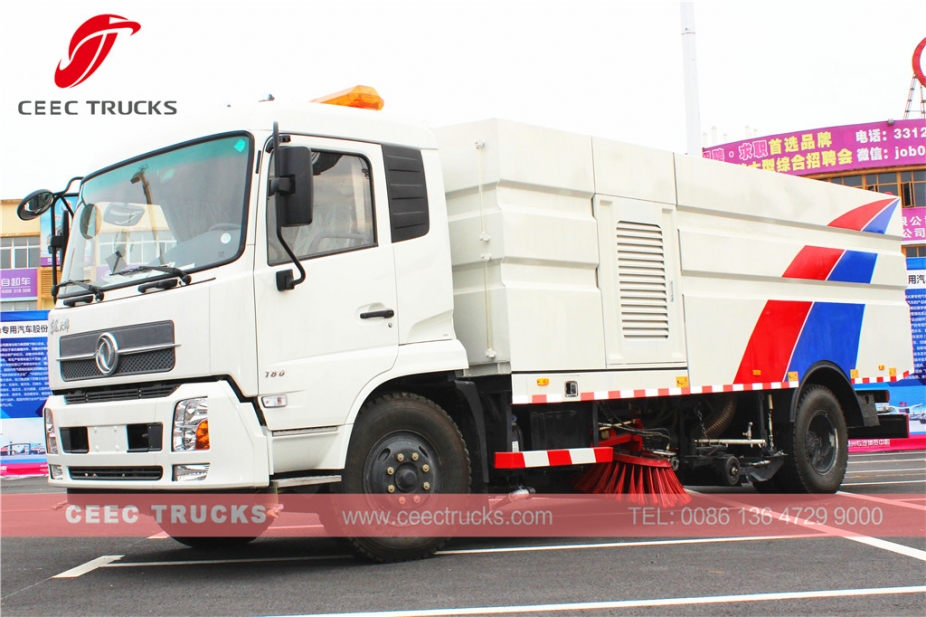 Dongfeng 12,000L road sweeper truck supplier