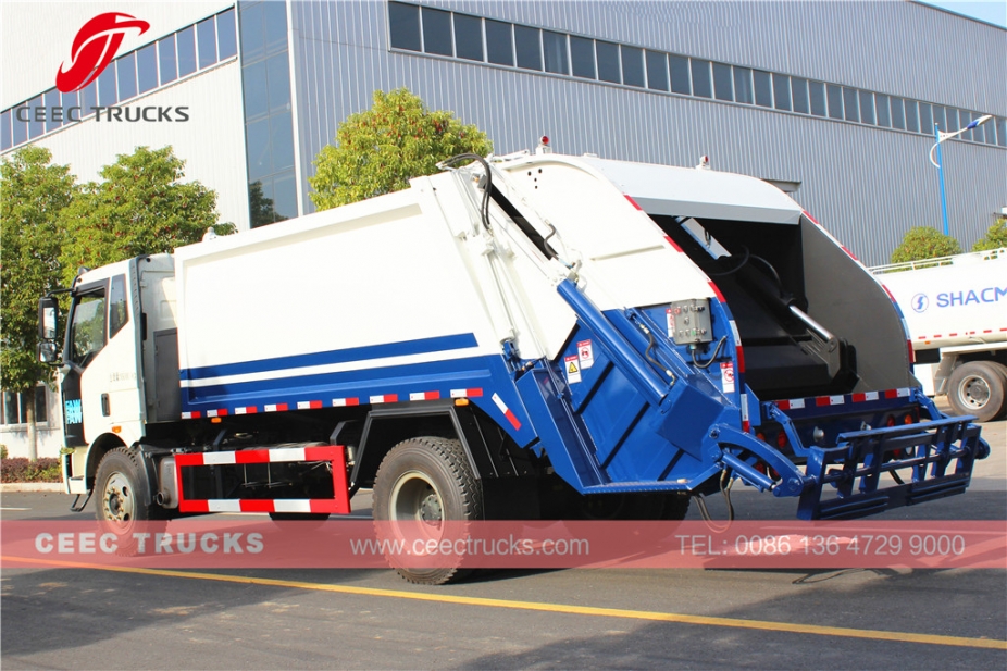 TOP quality FAW 12 CBM waste collection truck