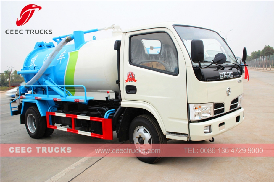 Dongfeng 4,000L Cesspit emptier for sale