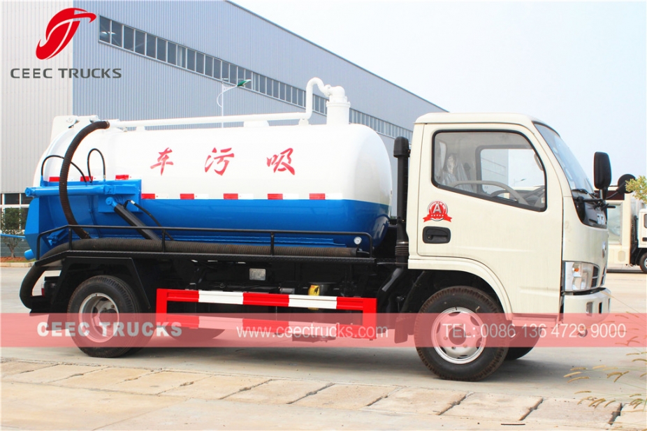 Dongfeng 4,000L Vacuum truck for sale