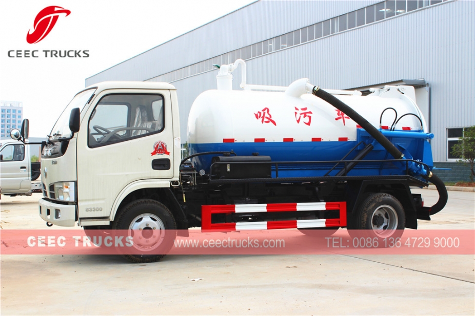 Dongfeng 4,000L Vacuum truck for sale