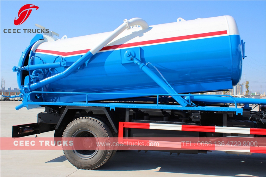 Camion per fognature sottovuoto Dongfeng da 10.000 litri