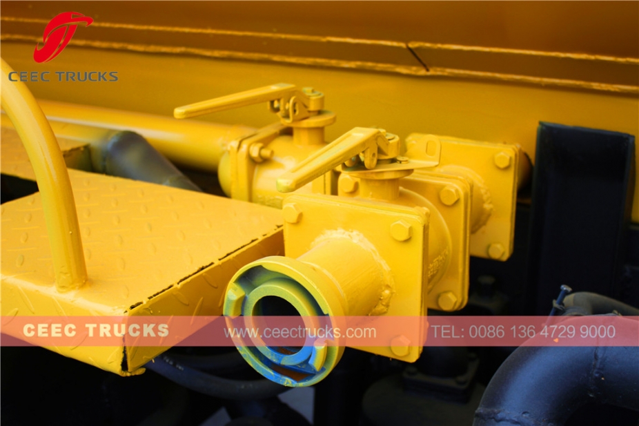 6CBM sewage suction tank truck