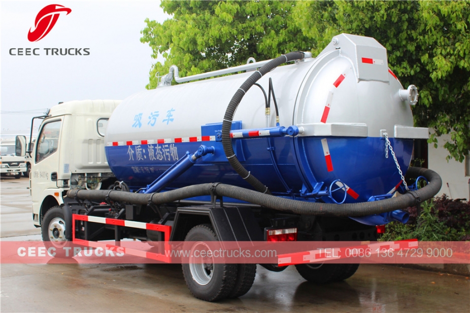 Dongfeng 8,000L Cesspool suction truck