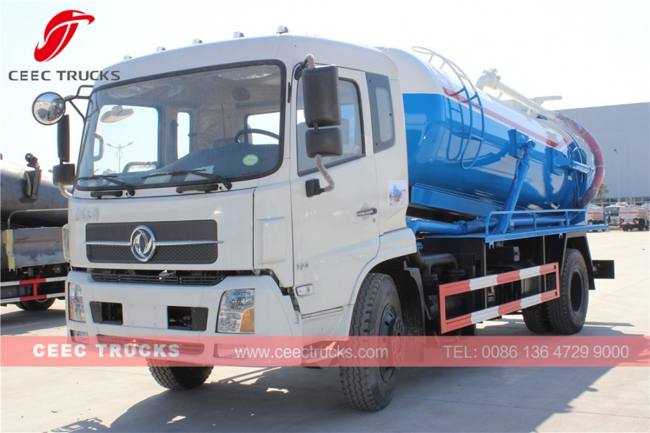 Camion per fognature sottovuoto Dongfeng da 10.000 litri