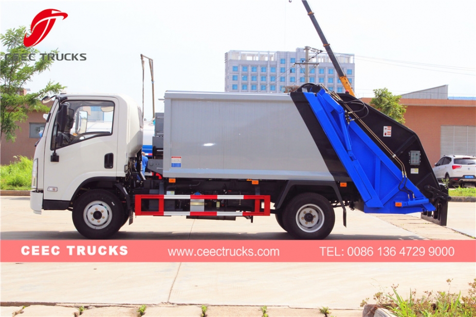 FAW 5000L refuse compactor truck