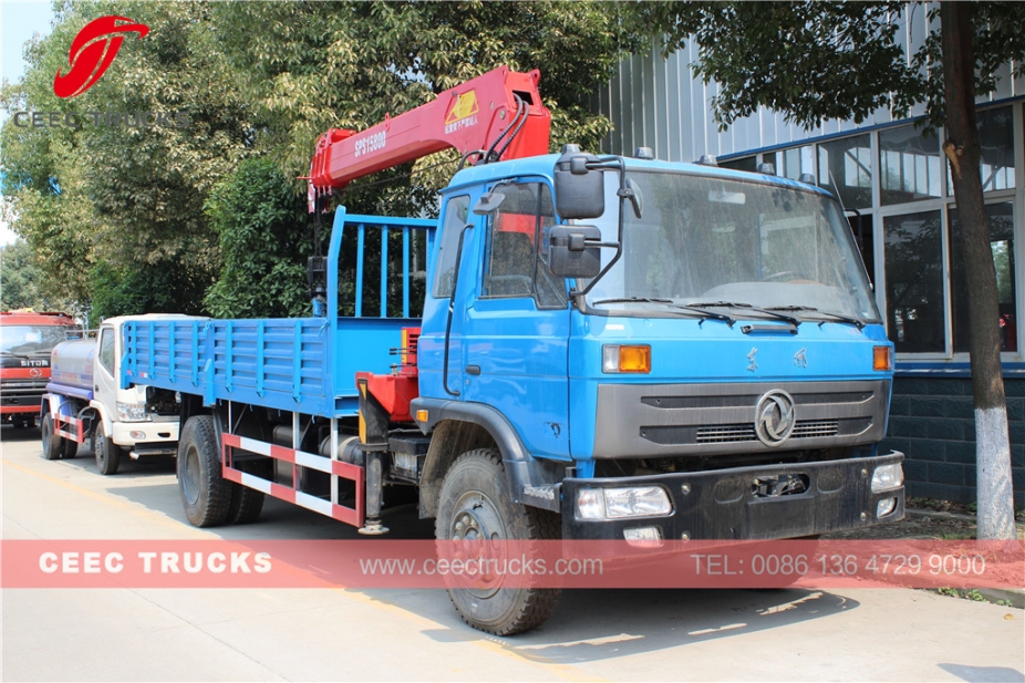 DONGFENG 6.3T boom crane trucks with Palfinger brand crane