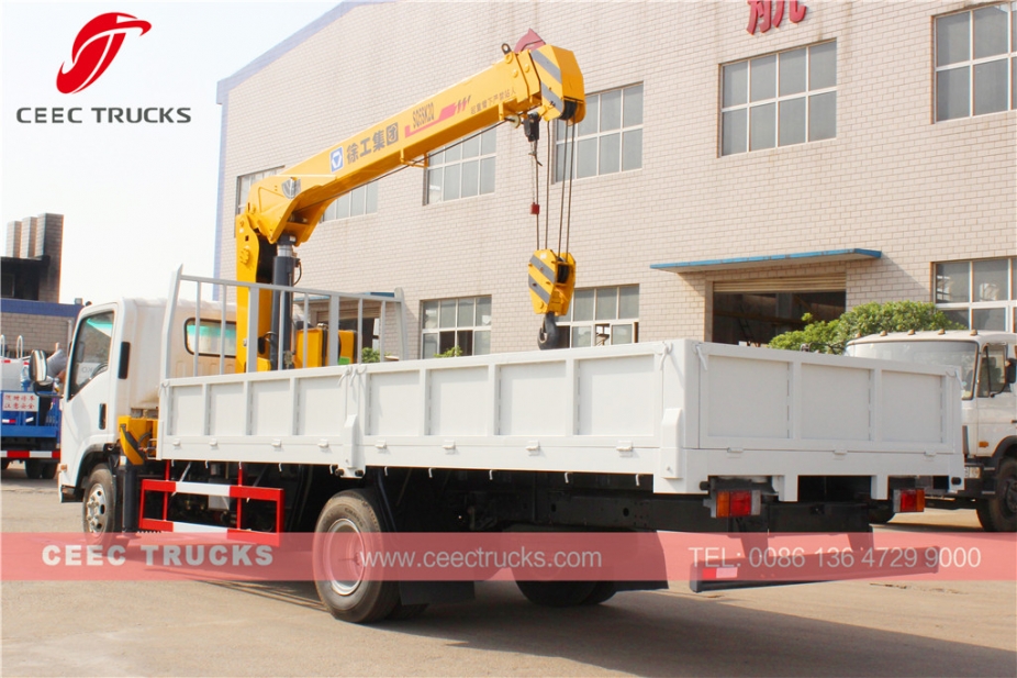 TOP quality ISUZU 5 T truck crane