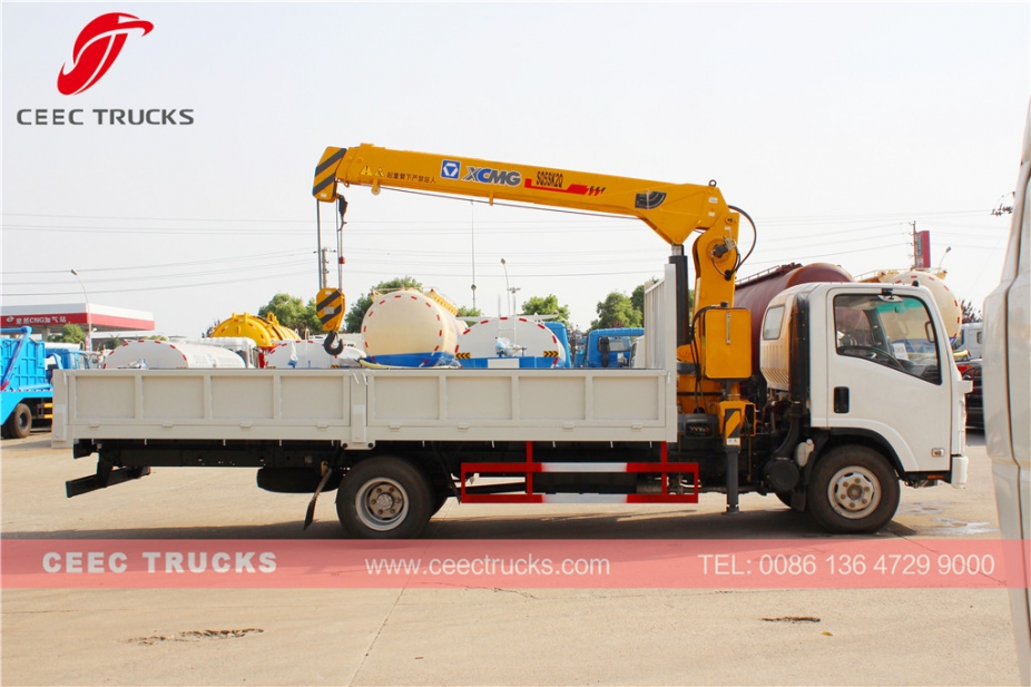 TOP quality ISUZU 5 T truck crane