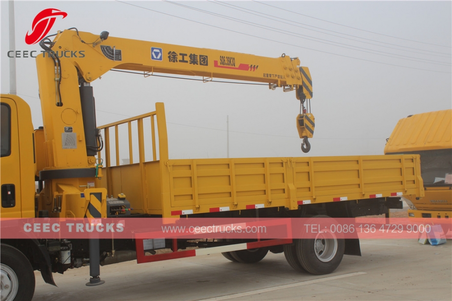 ISUZU 6.3 T crane truck export Rowanda