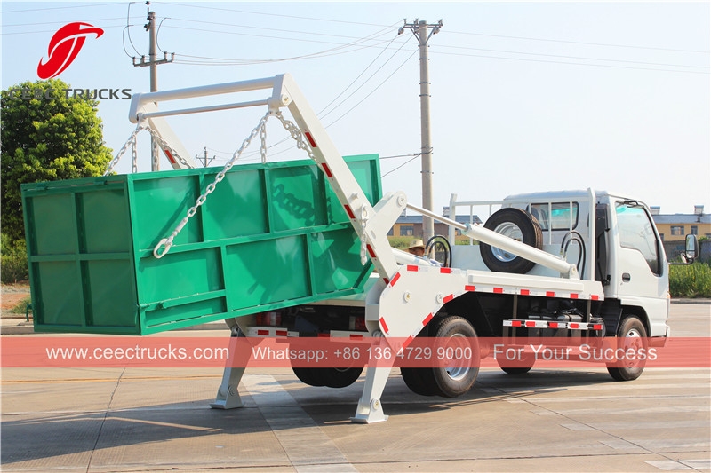 ISUZU 6cbm skip refuse garbage truck