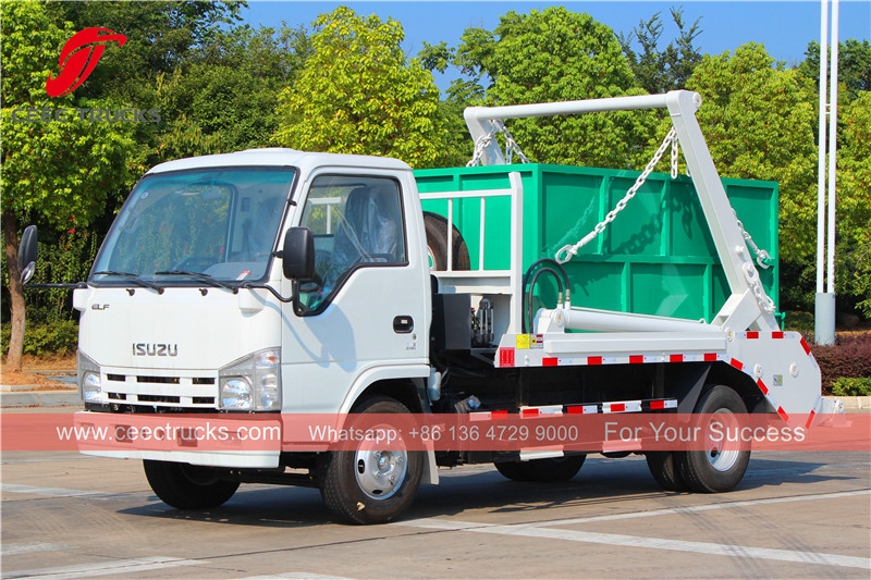 ISUZU 6cbm skip refuse garbage truck