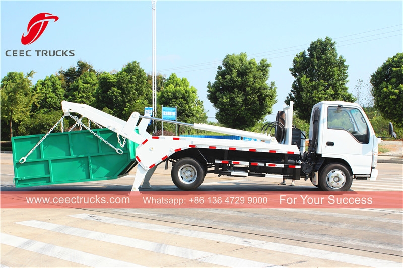 ISUZU 6cbm skip refuse garbage truck