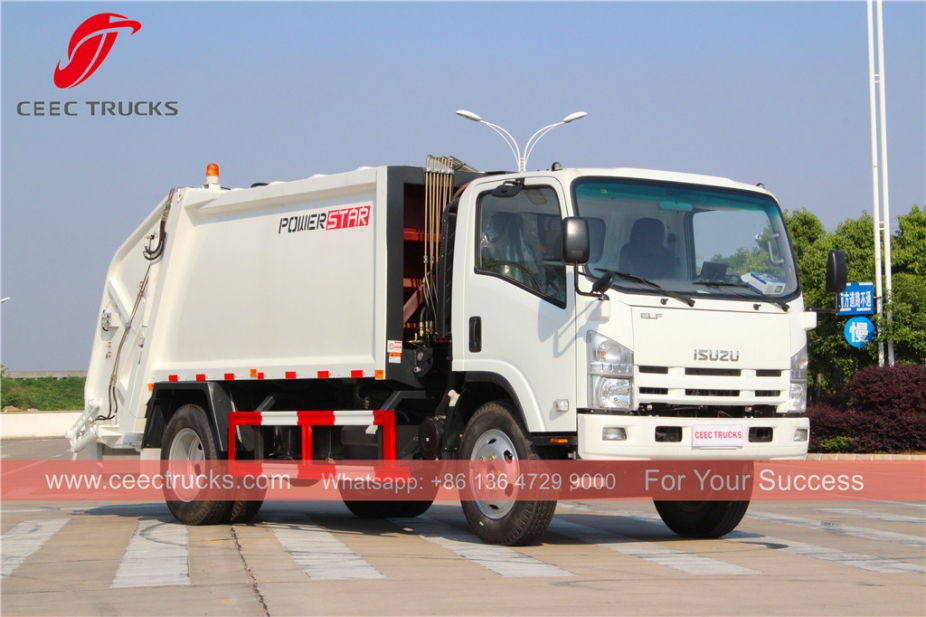 ISUZU 8cbm garbage compactor truck