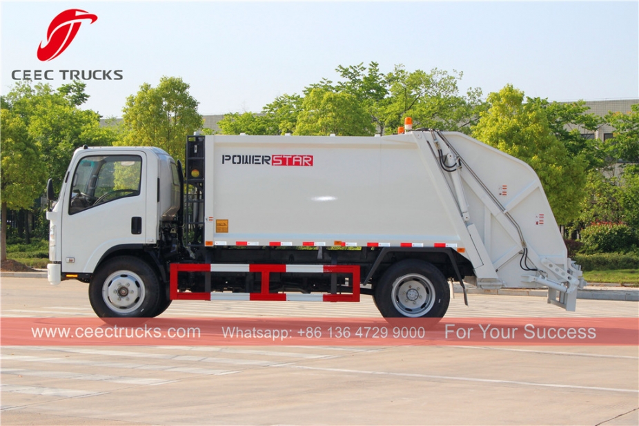 ISUZU 8cbm garbage compactor truck