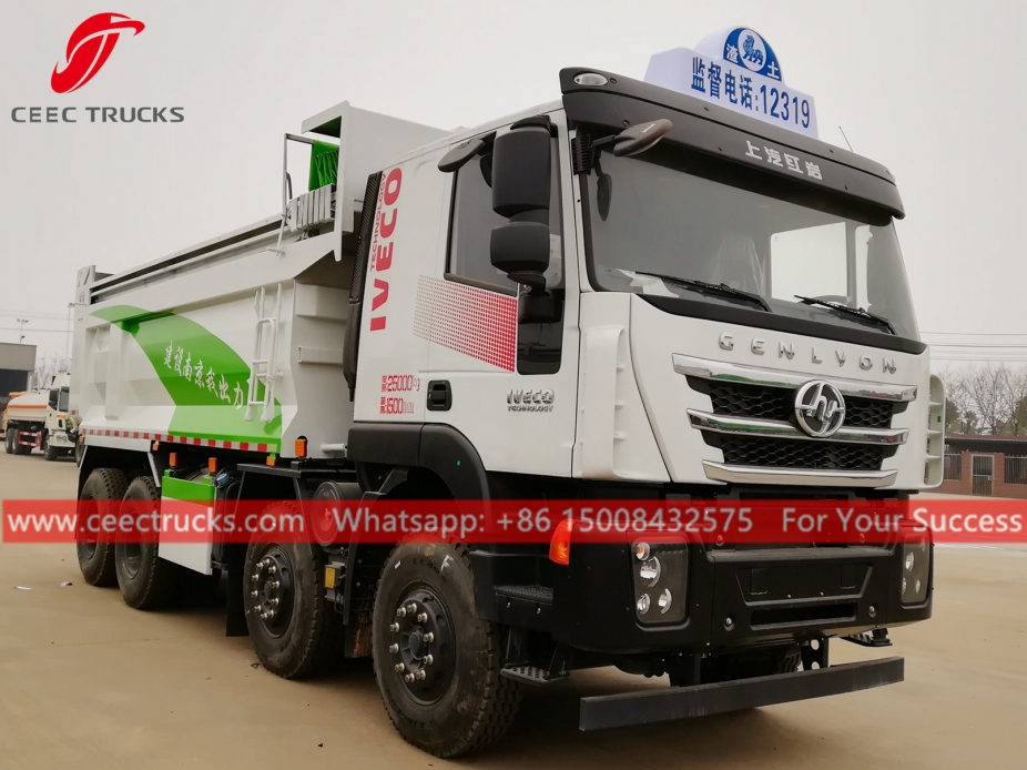 Autocarro con cassone ribaltabile 8x4 IVECO