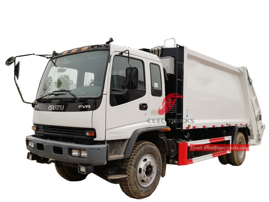 12 CBM camion per la raccolta rifiuti ISUZU