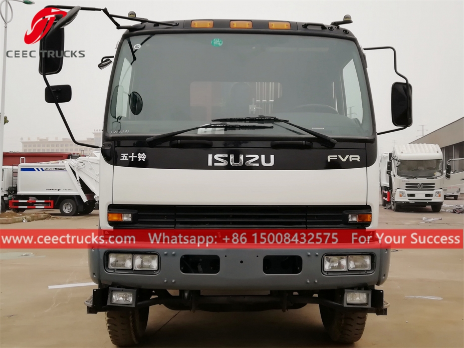 12 CBM camion per la raccolta rifiuti ISUZU