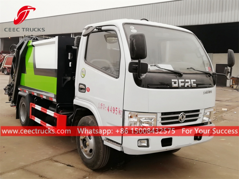 3CBM Camion compattatore di rifiuti DONGFENG