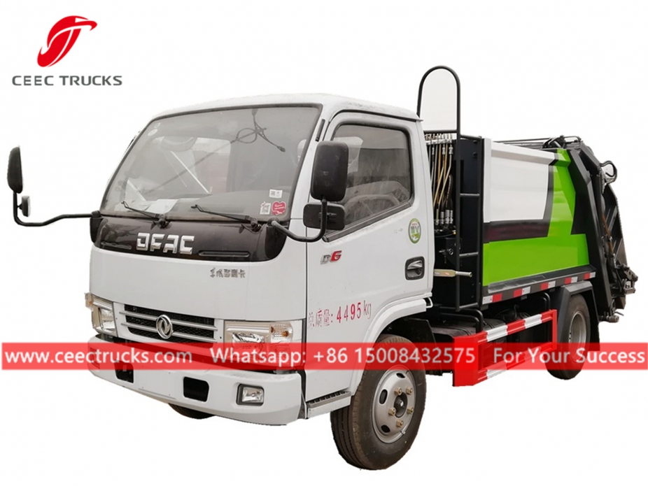 3CBM Camion compattatore di rifiuti DONGFENG