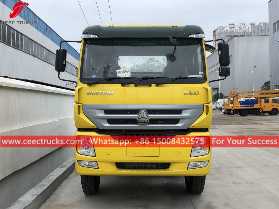 SINOTRUK 10CBM Skip Loader truck to Africa