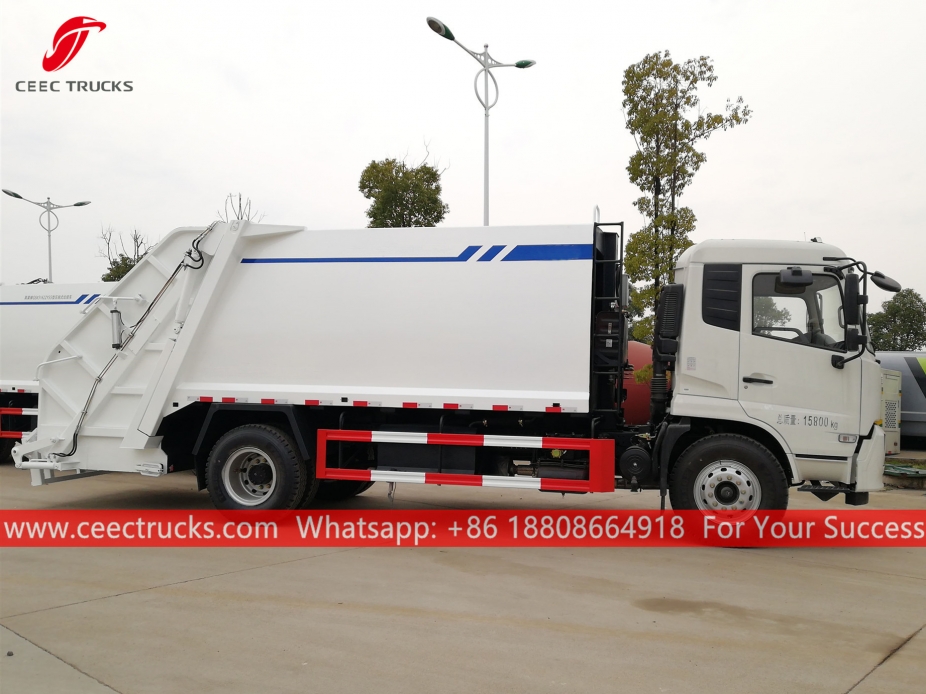 Camion compattatore di rifiuti 12CBM Dongfeng