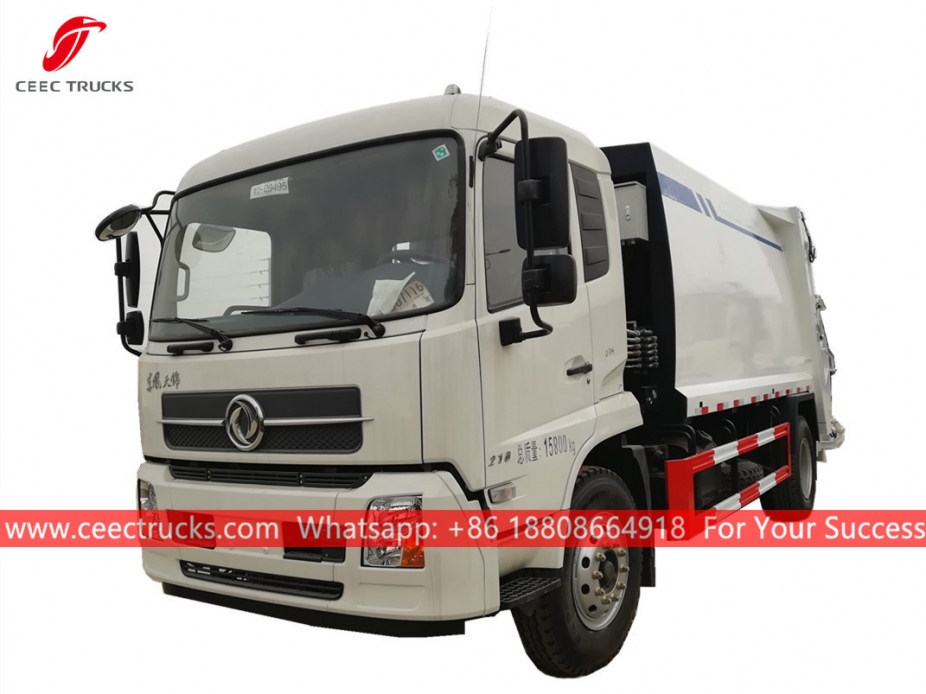 Camion compattatore di rifiuti 12CBM Dongfeng