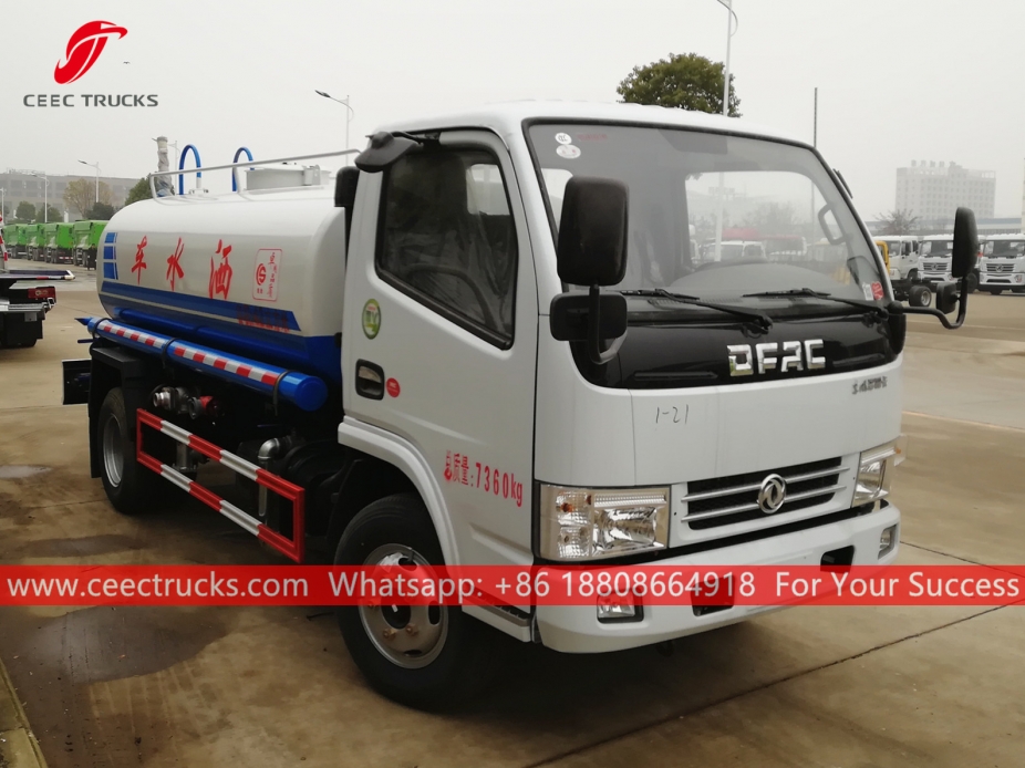 4 camion per il trasporto d'acqua CBM DONGFENG