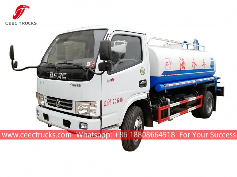 4 camion per il trasporto d'acqua CBM DONGFENG