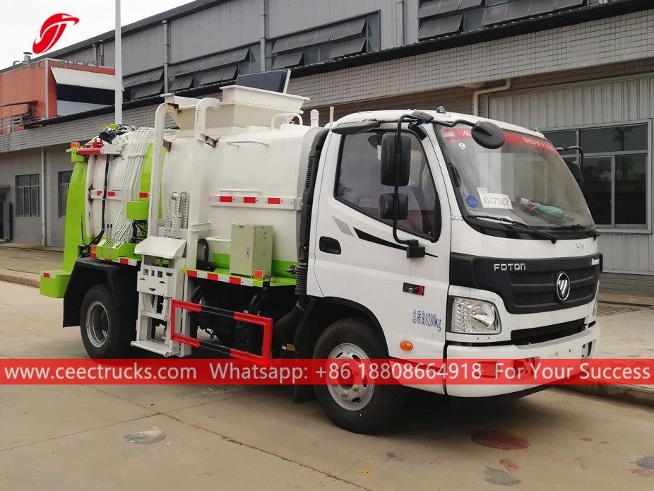 Camion della spazzatura da cucina da 6.000 litri FOTON