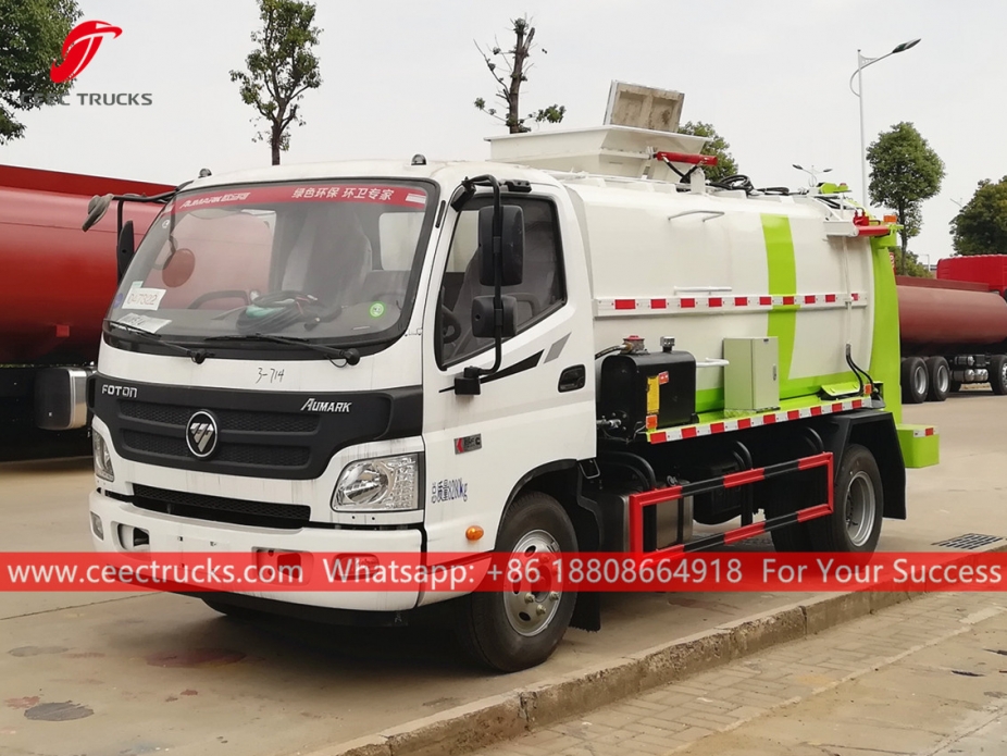 Camion della spazzatura da cucina da 6.000 litri FOTON