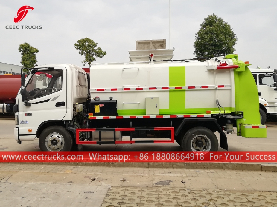 Camion della spazzatura da cucina da 6.000 litri FOTON