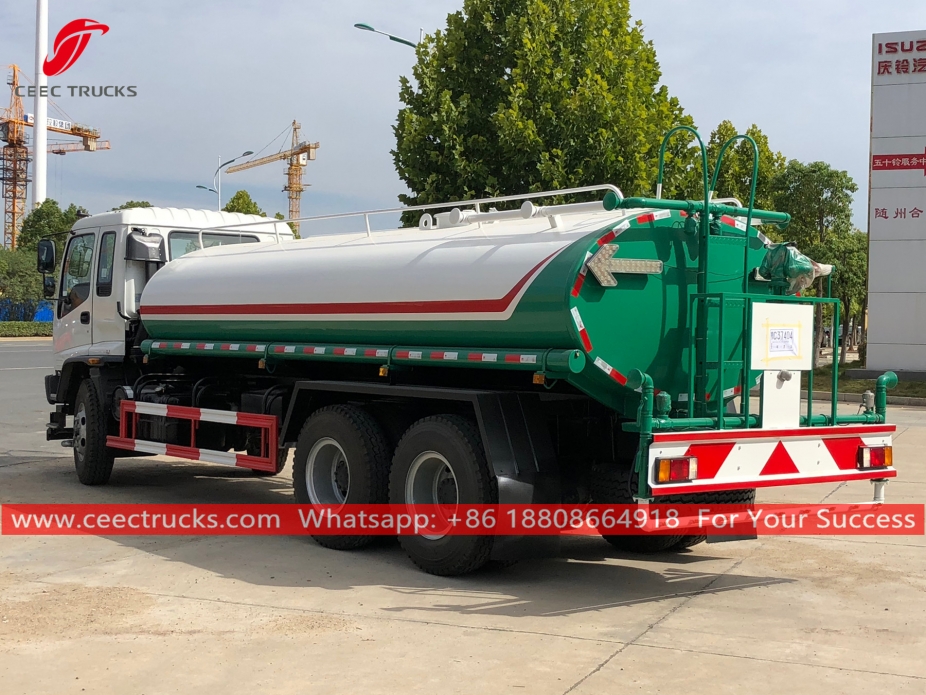 Camion per irrigazione ad acqua ISUZU 15CBM