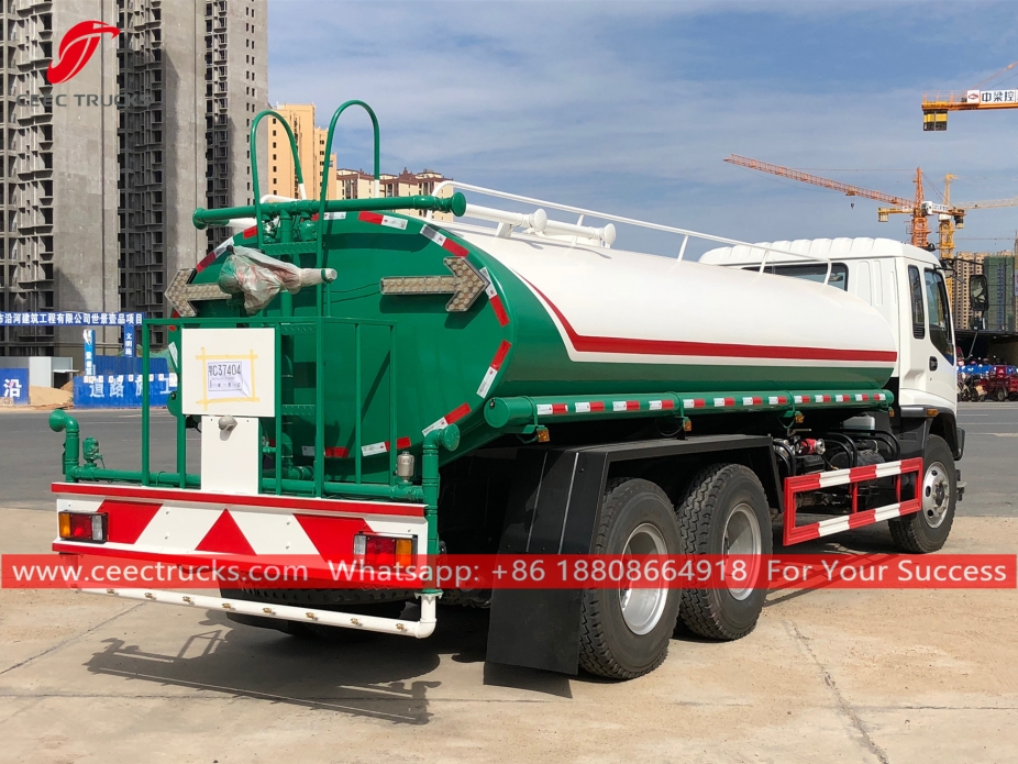 Camion per irrigazione ad acqua ISUZU 15CBM