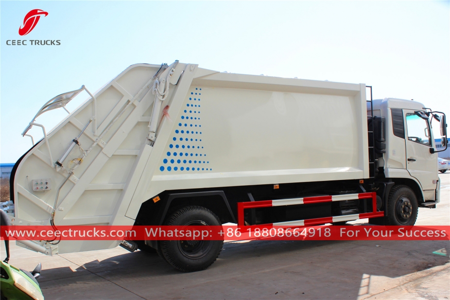 Camion della spazzatura del compressore 12CBM Dongfeng