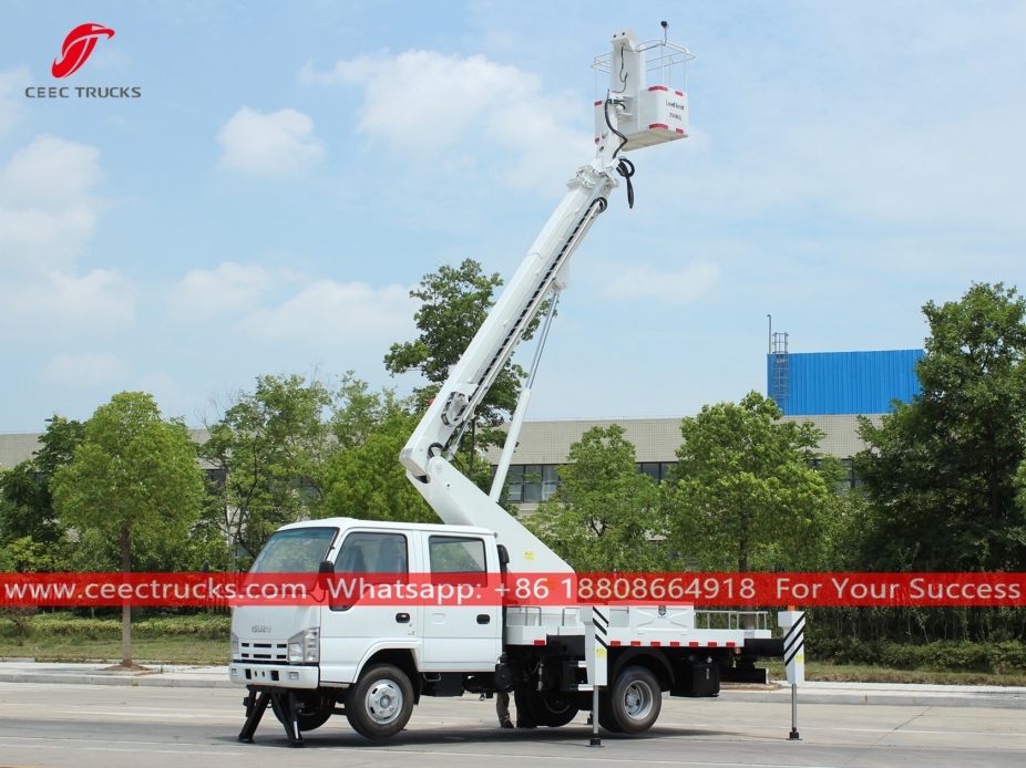 Camion con piattaforma aerea ISUZU da 16 m