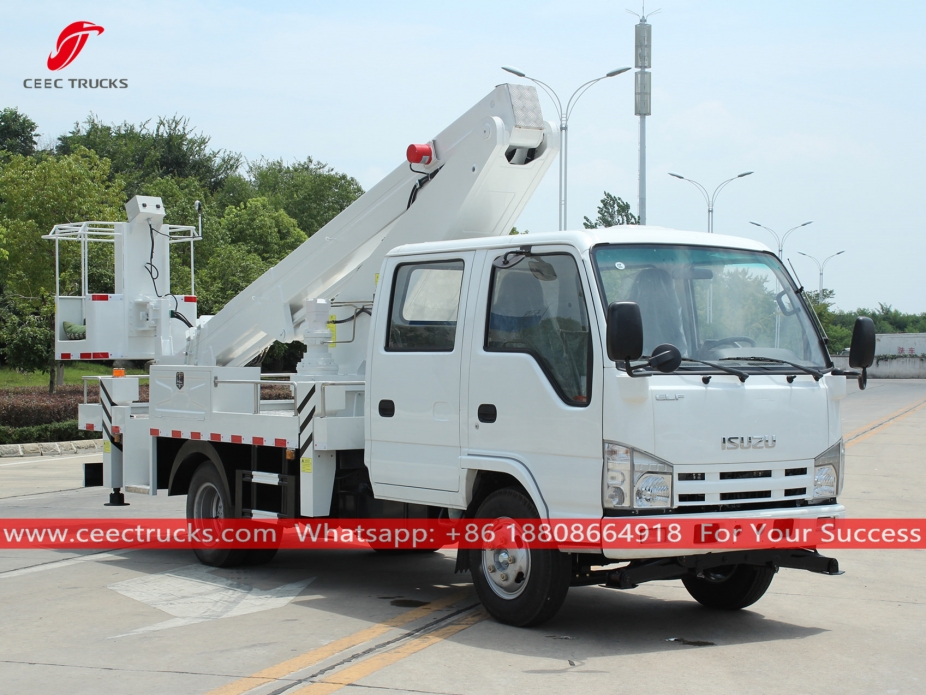 Camion con piattaforma aerea ISUZU da 16 m