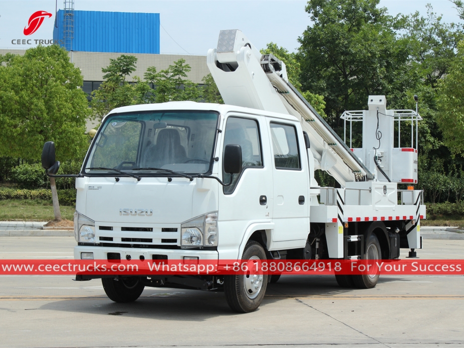 Camion con piattaforma aerea ISUZU da 16 m