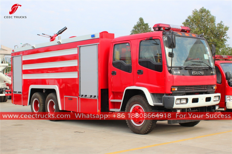 Camion dei vigili del fuoco in schiuma ISUZU FVZ