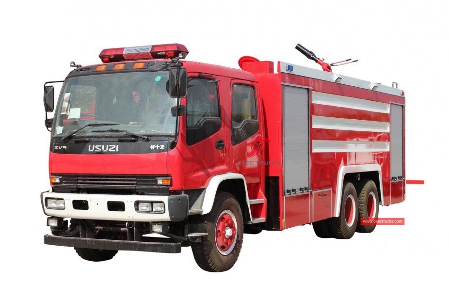 Camion dei vigili del fuoco in schiuma ISUZU FVZ