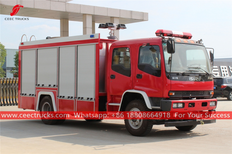 Camion dei vigili del fuoco di salvataggio di emergenza ISUZU FVR