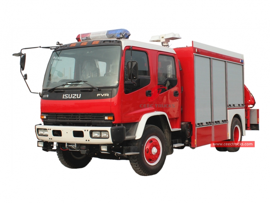 Camion di salvataggio ISUZU FVR con gru