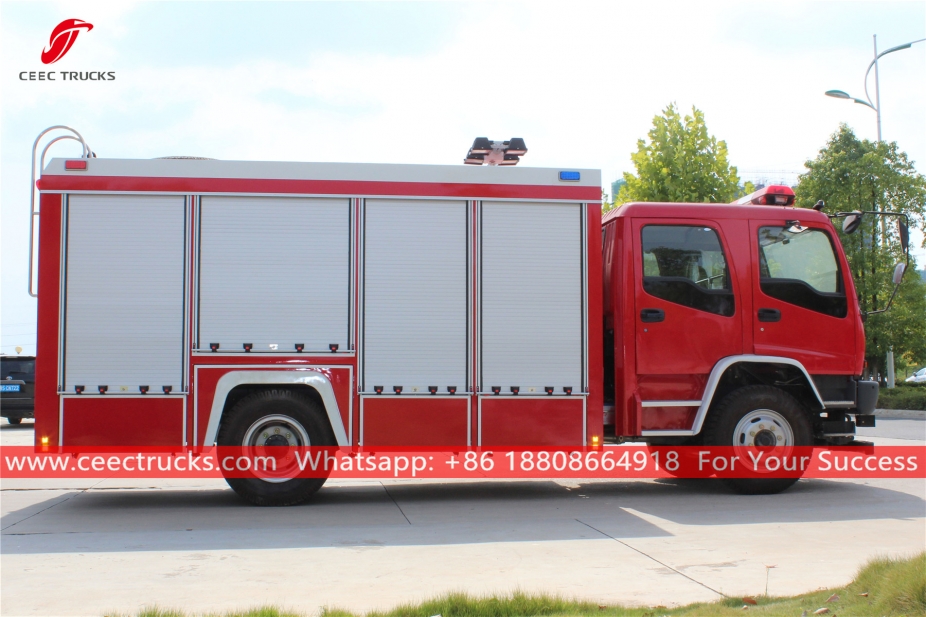 Camion dei vigili del fuoco di salvataggio di emergenza ISUZU FVR