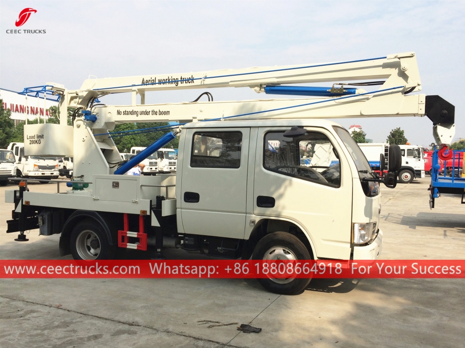 Camion da lavoro aereo da 12 m Dongfeng