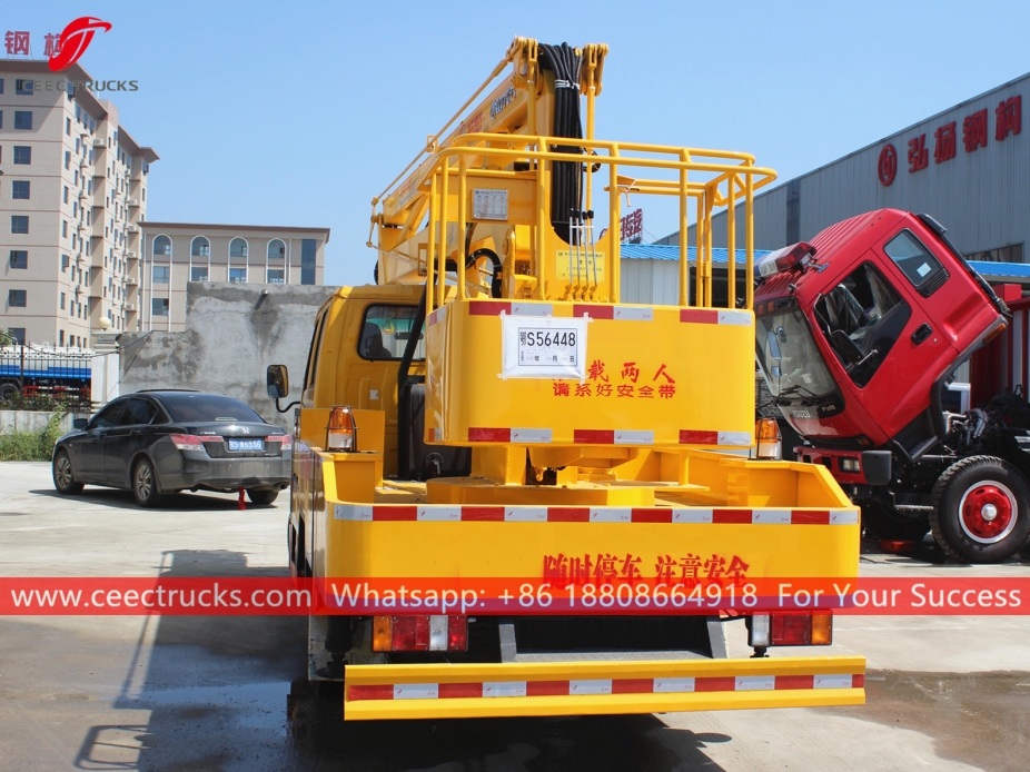 Camion da lavoro con piattaforma aerea ISUZU da 16 m