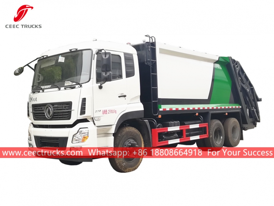 Camion di compressione dei rifiuti Dongfeng 18CBM