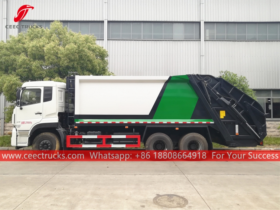 Camion di compressione dei rifiuti Dongfeng 18CBM