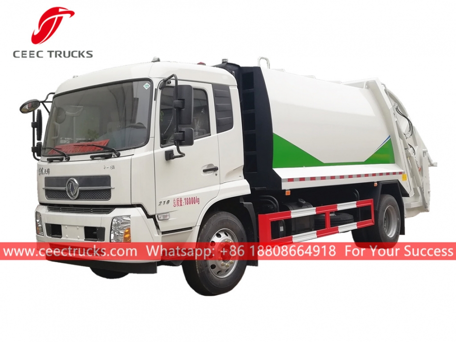 Camion della spazzatura compresso Dongfeng 12CBM