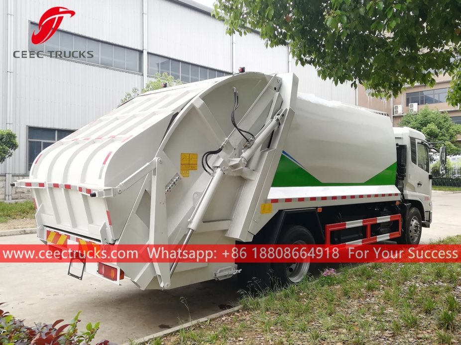 Camion della spazzatura compresso Dongfeng 12CBM