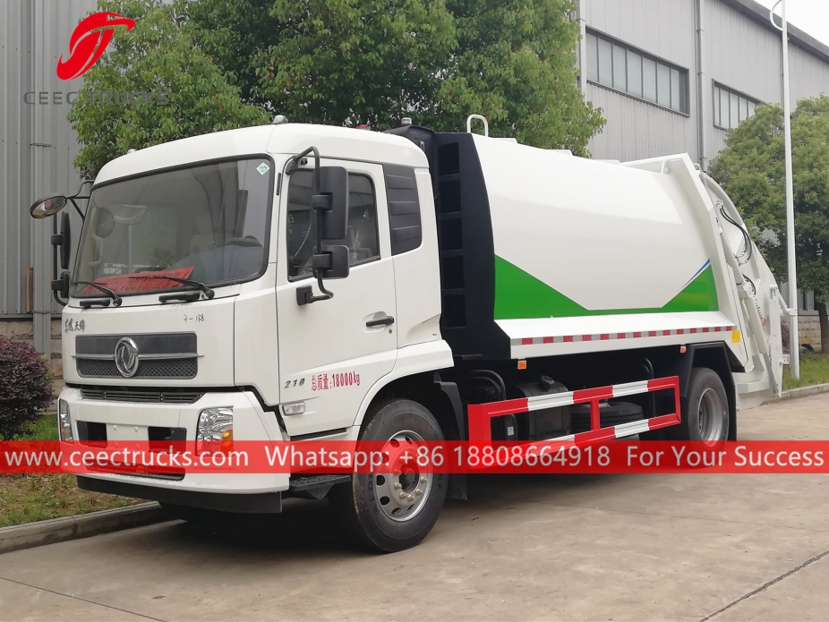 Camion della spazzatura compresso Dongfeng 12CBM